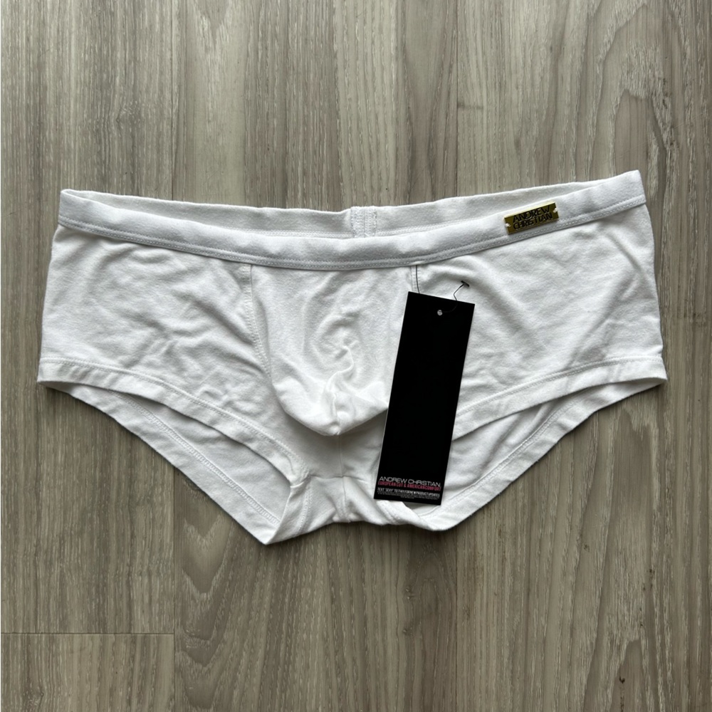 Andrew Christian | Sex Bamboo Brief with Almost Naked in White (Small)